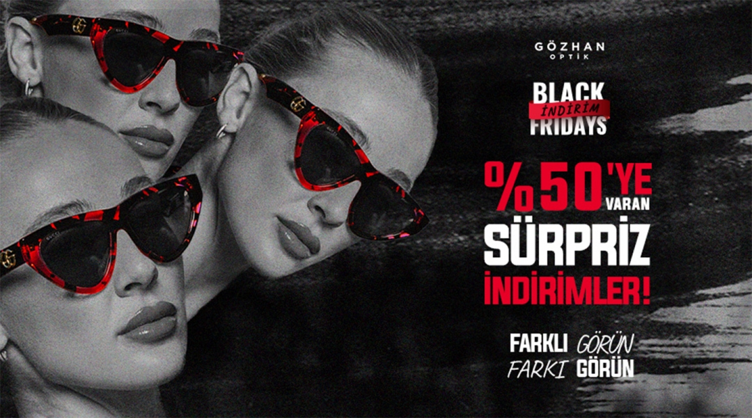 Gözhan Optik Black Fridays İndirimleri ile Göz Alıcı Güneş Gözlükleri