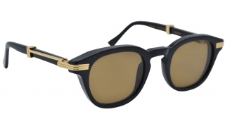 BUST OUT Bradley 48 24 140 Oro/Nero Unisex Güneş Gözlüğü