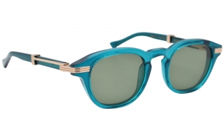BUST OUT Bradley 48 24 140 Oro/Petrolio Unisex Güneş Gözlüğü